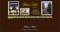 Desktop Screenshot of londonhavenhotel.com