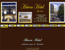 Tablet Screenshot of londonhavenhotel.com